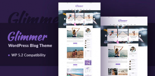 Glimmer – A Responsive WordPress Blog Theme 2.0