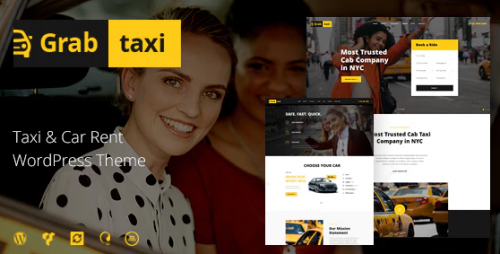 Grab Taxi | Online Cab Service WordPress Theme 1.2.6