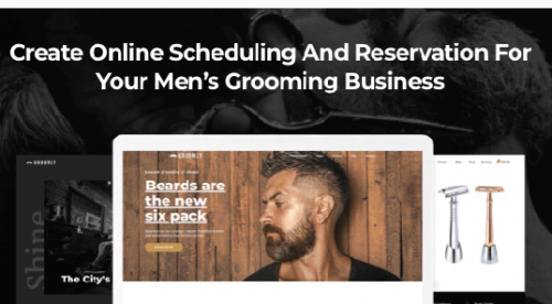 Groomly – Men’s Grooming Scheduling & Reservation WordPress Theme 1.2.42