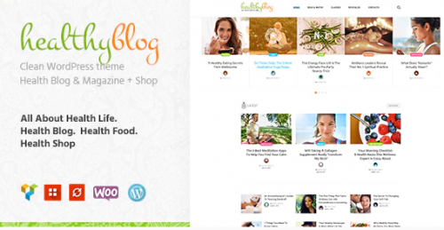 Healthy Living – Blog with Online Store WordPress Theme 1.2.4