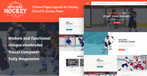 Let’s Play | Hockey School & Sport WordPress Theme 1.1.6