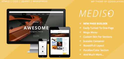 Mediso – Corporate / One-Page / Blogging WP Theme 1.3.1