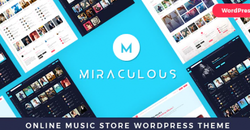 Miraculous – Online Music Store WordPress Theme 1.2.0