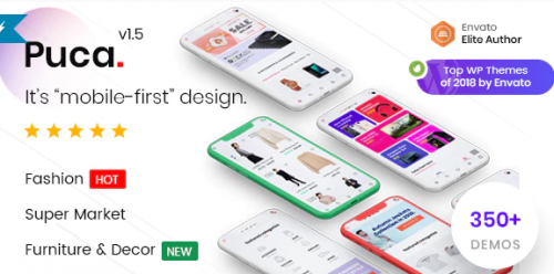 Puca – Optimized Mobile WooCommerce Theme 2.6.1