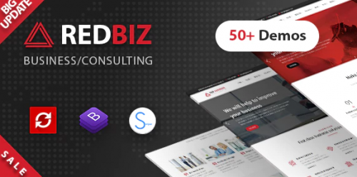 RedBiz – Business & Consulting Multi-Purpose Template