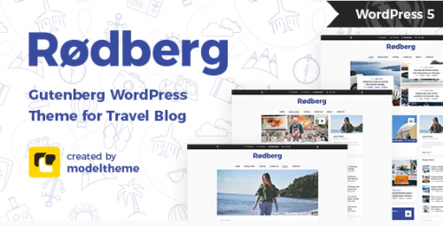 Rodberg – Travel Blog WordPress Theme Gutenberg Compatible 1.1.1