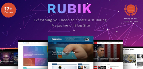 Rubik – A Perfect Theme for Blog Magazine Website 2.4