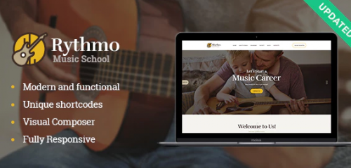 Rythmo | Music School WordPress Theme 1.2.2