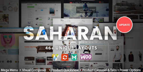 SAHARAN – Responsive WordPress Theme 1.5.5