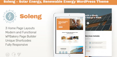 Soleng | A Solar Energy Company WordPress Theme 1.0.3