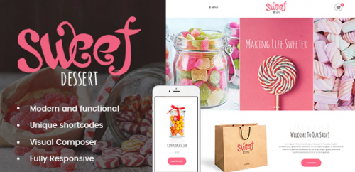 Sweet Dessert | Candy Shop & Cafe WordPress Theme 1.1.5