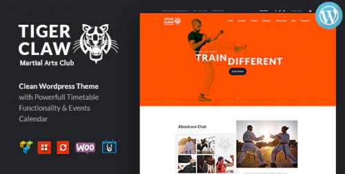 Tiger Claw | Martial Arts School and Fitness Center WordPress Theme 1.1.4