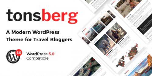 Tonsberg – A Modern WordPress Theme for Travel Bloggers