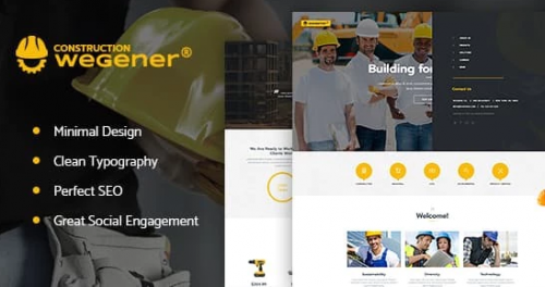 Wegener | Construction & Engineering WordPress Theme 1.1