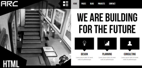 Arc – Responsive Architect Business Template