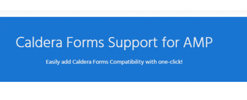 Caldera Forms for AMP 1.2.4