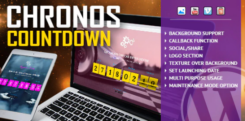 Chronos CountDown – Flip Timer With Background 1.2.3