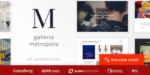 Galleria Metropolia – Art Museum & Exhibition Gallery Theme 1.1.6
