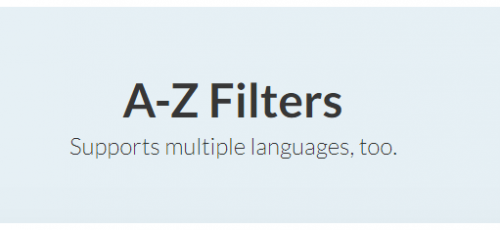 GravityView A-Z Filters 1.3