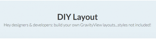 GravityView DIY Layout Extension 2.3
