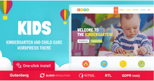 Kids – Day Care & Kindergarten WordPress Theme for Children 1.2.0