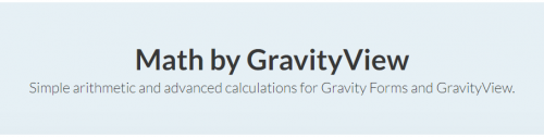 Math by GravityView 2.1.1