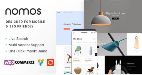Nomos – Modern AJAX Shop Designed For Mobile And SEO Friendly (RTL Supported)