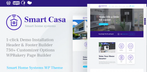Smart Casa | Home Automation & Technologies WordPress Theme 1.0.2