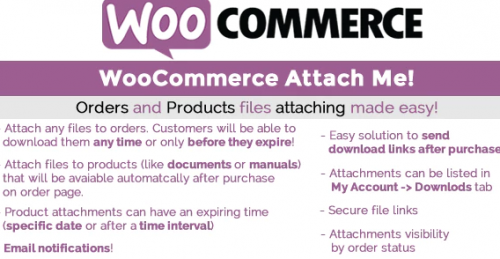 WooCommerce Attach Me! 22.7