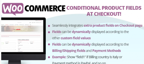 WooCommerce Conditional Product Fields at Checkout 5.7