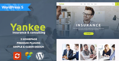 Yankee – Insurance & Consulting WordPress Theme 1.3