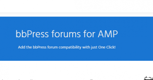 bbPress Forums for AMP 1.4.4