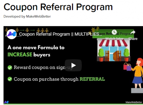 Coupon Referral Program for WooCommerce 1.6.5