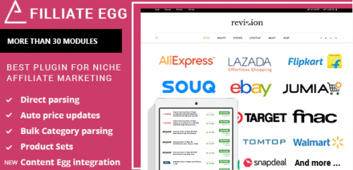 Affiliate Egg - Niche Affiliate Marketing Wordpress Plugin 10.9.10