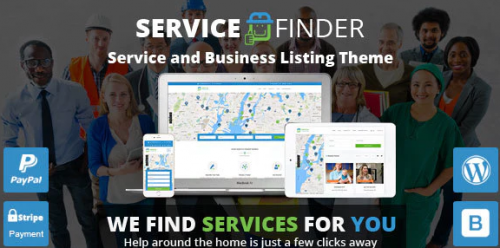 Service Finder - Provider and Business Listing WordPress Theme 4.1