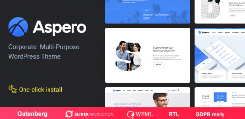 Aspero - Business WordPress Theme 1.0.3