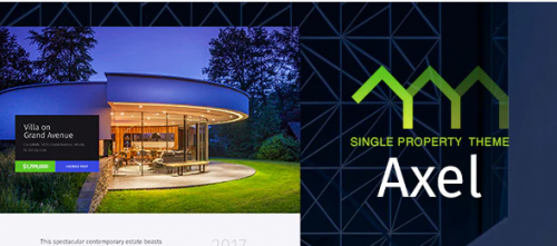 Axel – Single Property Real Estate Theme 1.1.0