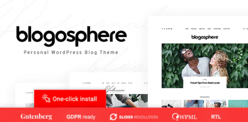 Blogosphere – Multipurpose Blogging Theme 1.0.8