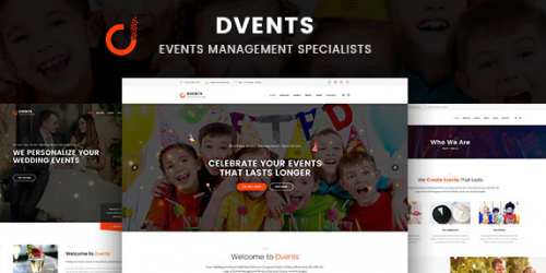 Dvents – Events Management Agency Theme 1.2.3