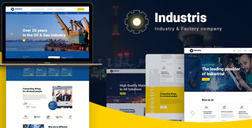 Industris – Factory & Business WordPress Theme 1.0.7