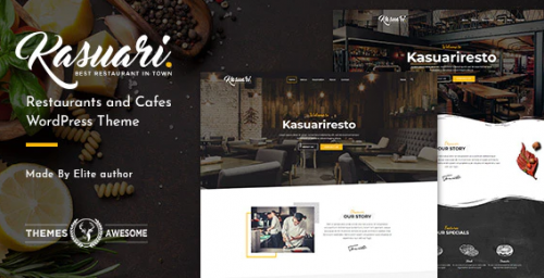 Kasuari | Restaurants and Cafes WordPress Theme 1.4