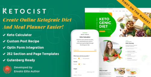 Ketocist – Keto Diet WordPress Theme 1.2.42