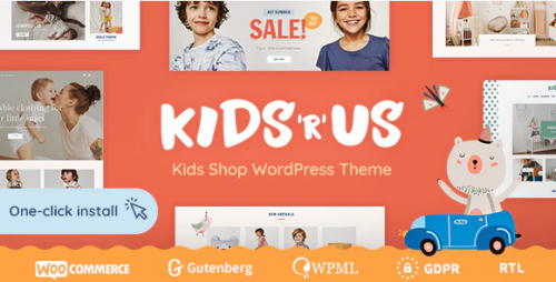 Kids R Us – Toy Store and Kids Clothes Shop Theme 1.0.5