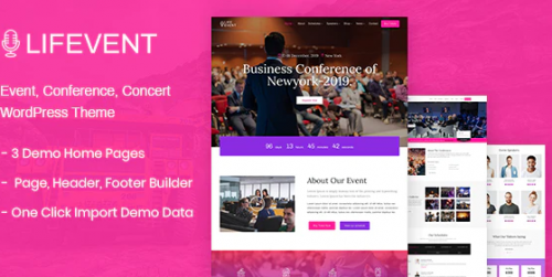 Lifevent – Conference WordPress Theme 1.0.8