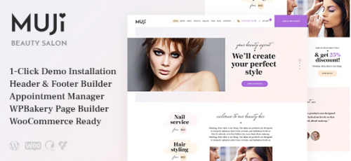 Muji | Beauty Shop & Spa Salon WordPress Theme 1.1.1