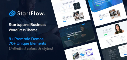 Start Flow – Startup and Creative WordPress Theme 1.17