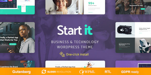 Start It – Technology & Startup WP Theme 1.1.0