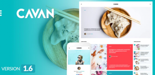 CAVAN – A Distinctive WordPress Blog Theme 1.6