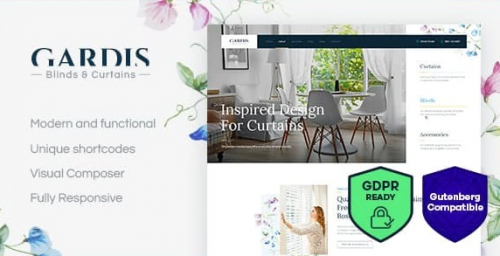 Gardis | Blinds and Curtains Studio & Shop WP 1.2.4