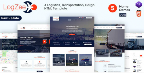 Logzee – Logistics Cargo WordPress Theme V2.2
